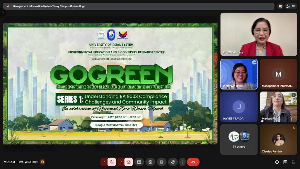 EEBRC Launches GOGREEN Series 1